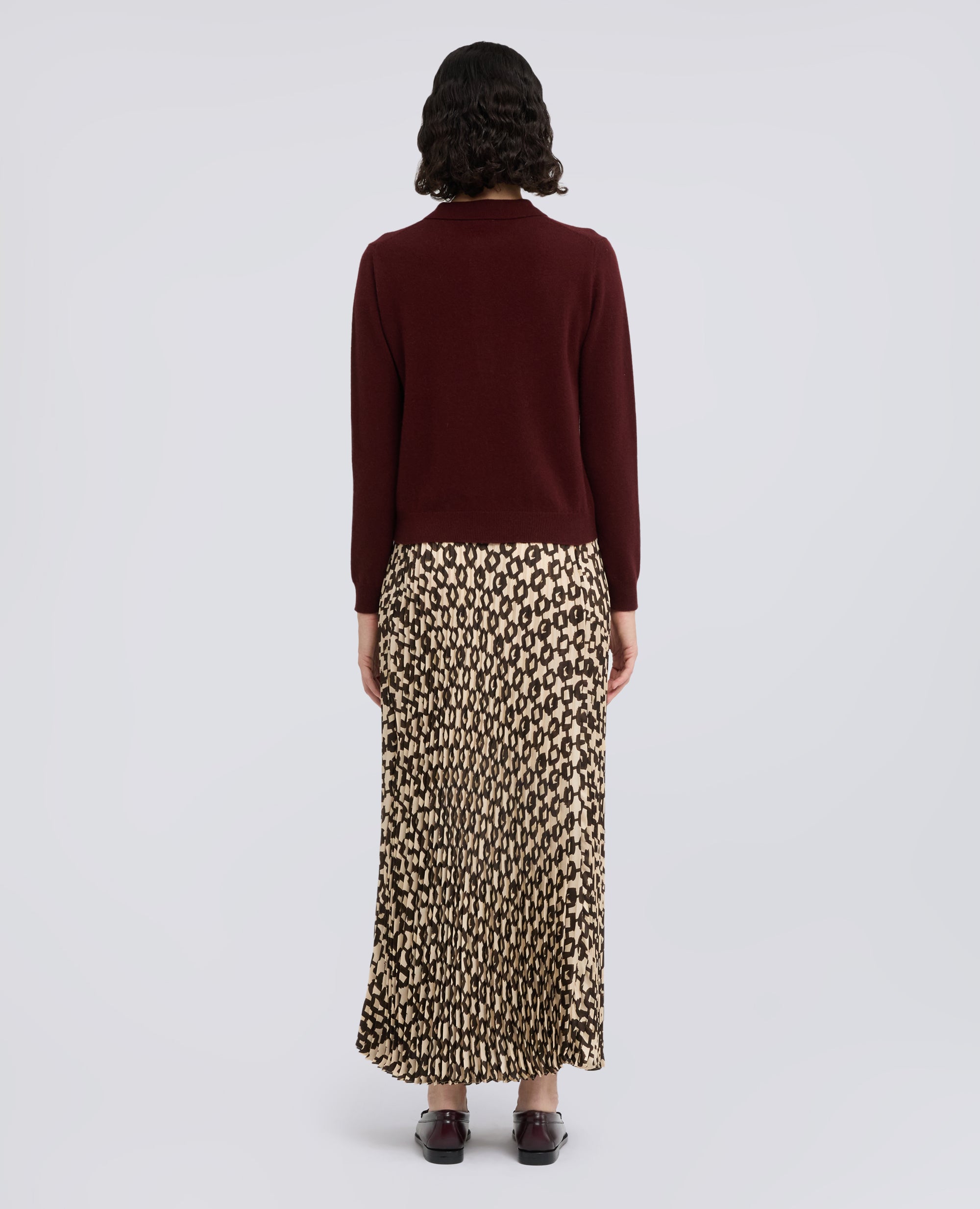 POLO A MANICHE LUNGHE IN PURO CASHMERE - ROSSO - ASPESI