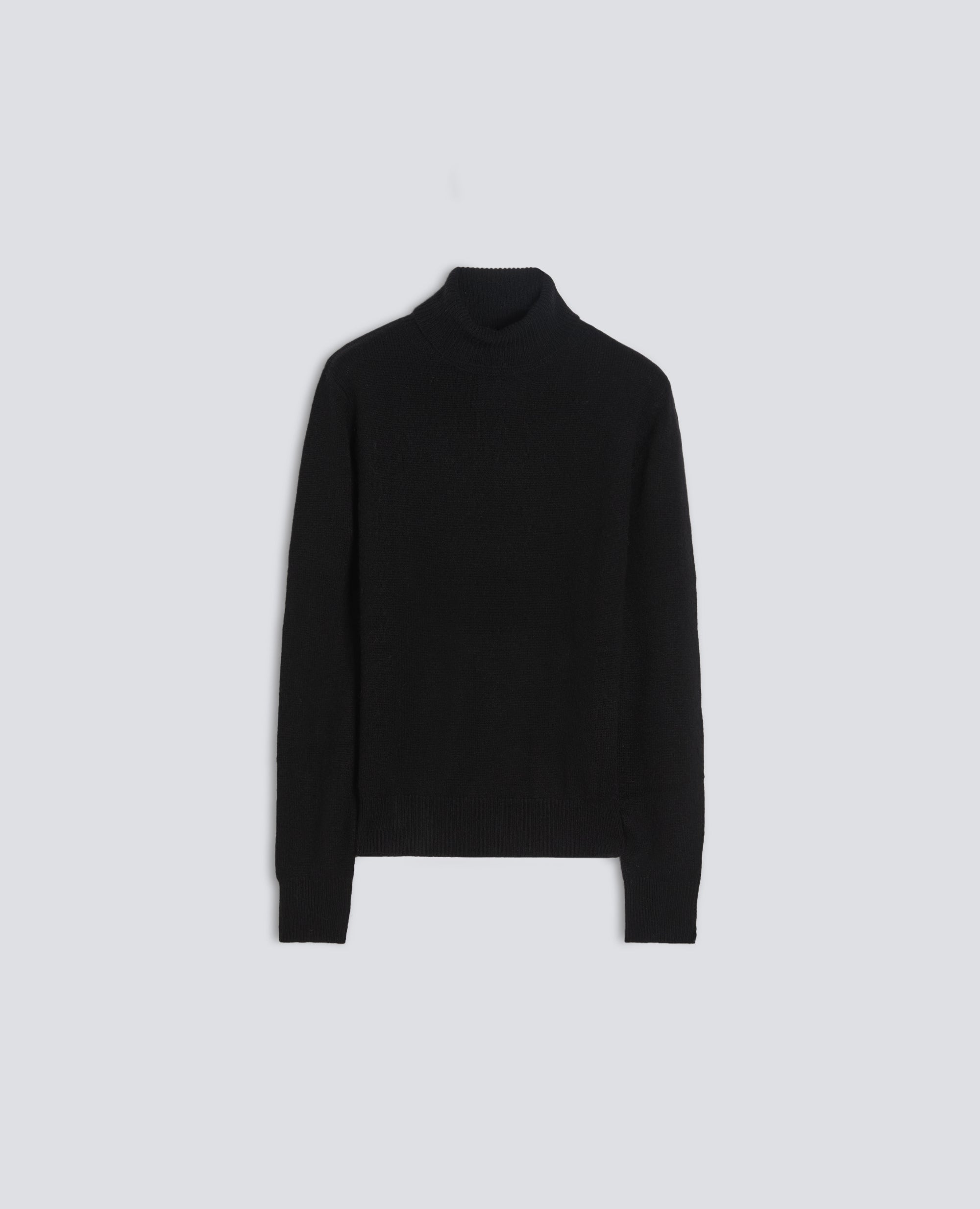 MAGLIA DOLCEVITA IN LANA, YAK E CASHMERE - NERO - ASPESI