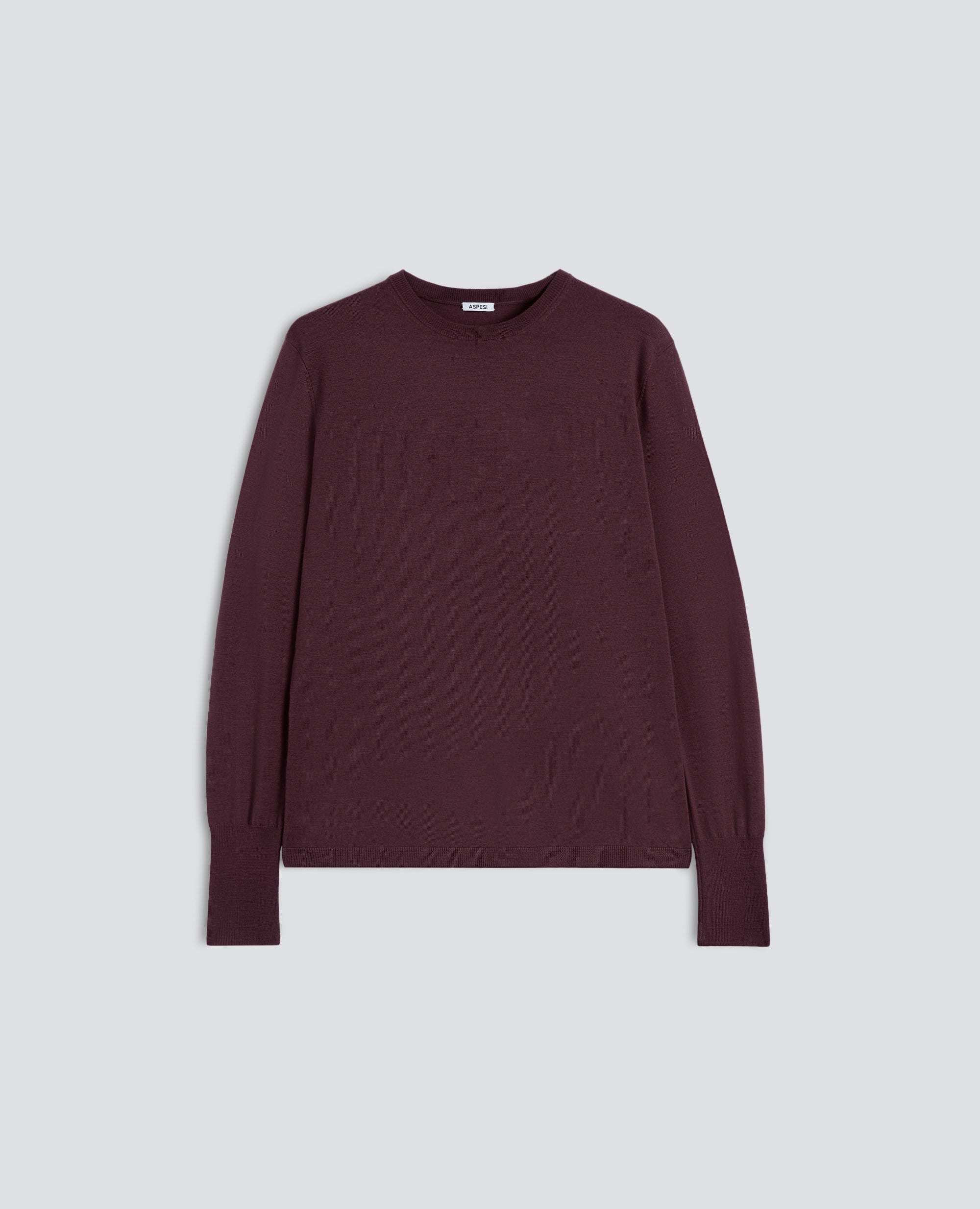 MAGLIA GIROCOLLO IN LANA MERINO - ROSSO - ASPESI