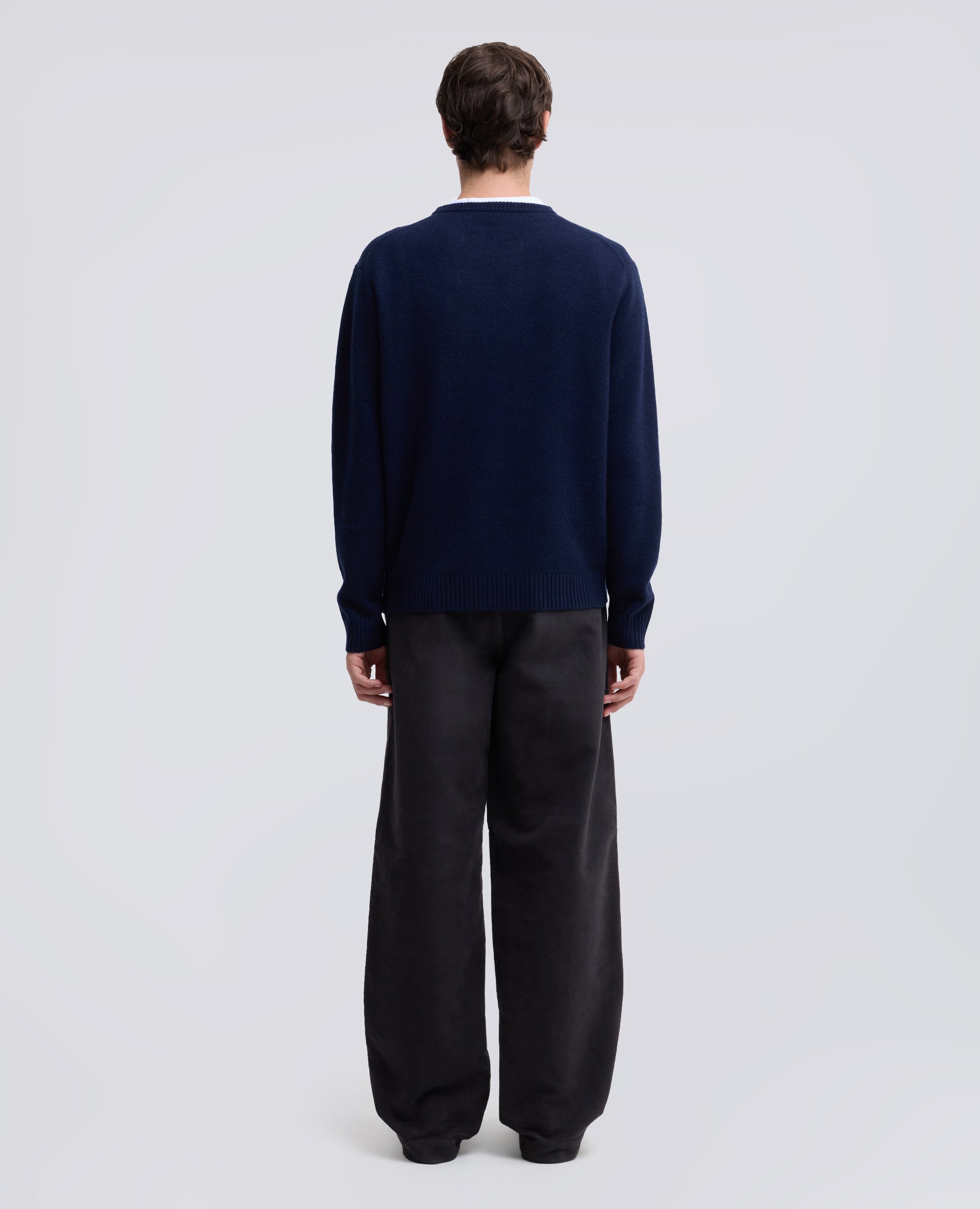 MAGLIA GIROCOLLO IN CASHMERE - BLU - ASPESI