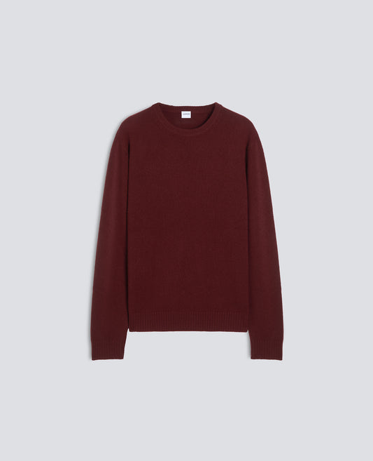 RUNDHALS-STRICKPULLOVER AUS KASCHMIR - ROSSO - ASPESI