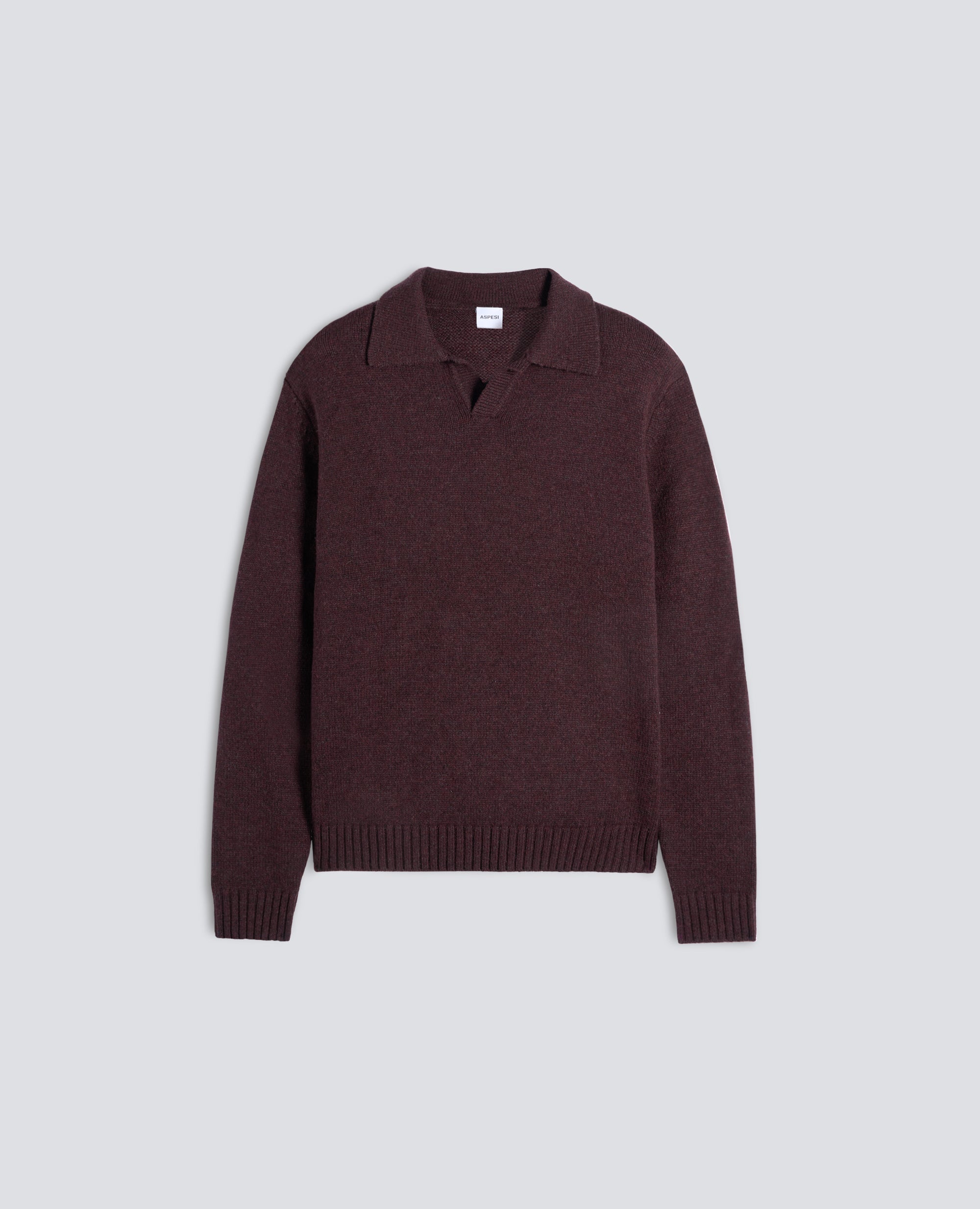POLO REALIZZATA IN MISTO LANA E NYLON - ROSSO - ASPESI