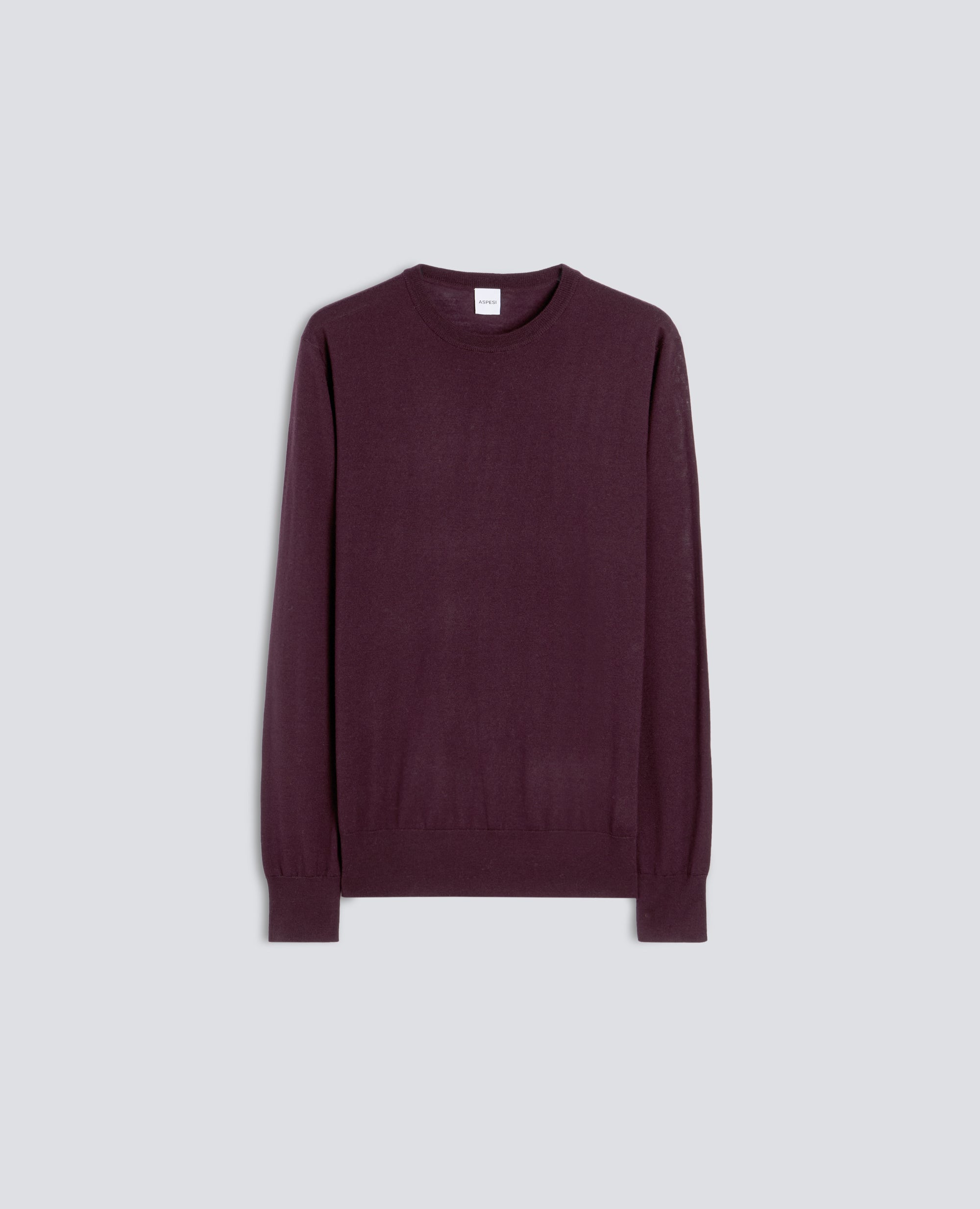 MAGLIA GIROCOLLO IN LANA MERINO - ROSSO - ASPESI