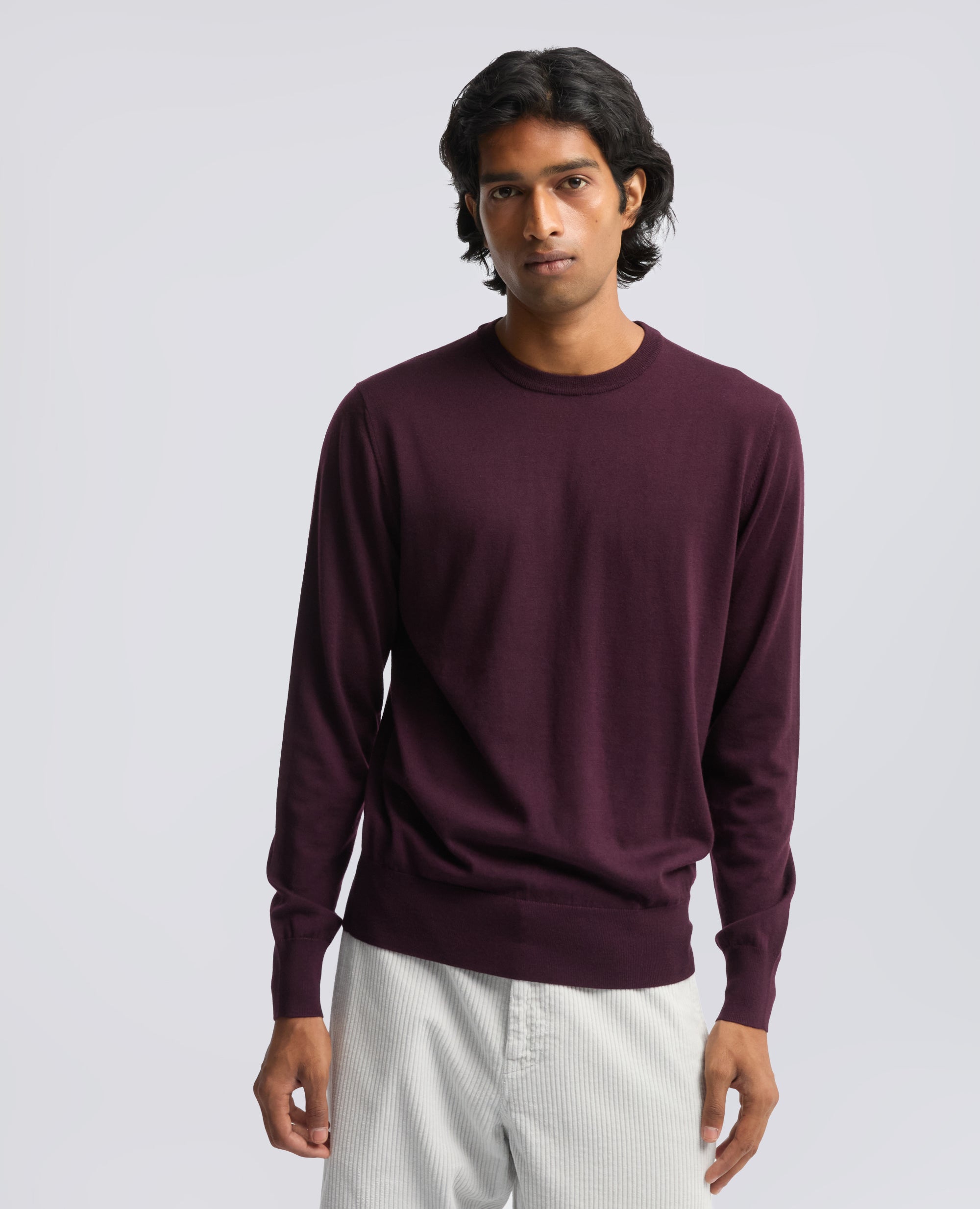 MAGLIA GIROCOLLO IN LANA MERINO - ROSSO - ASPESI