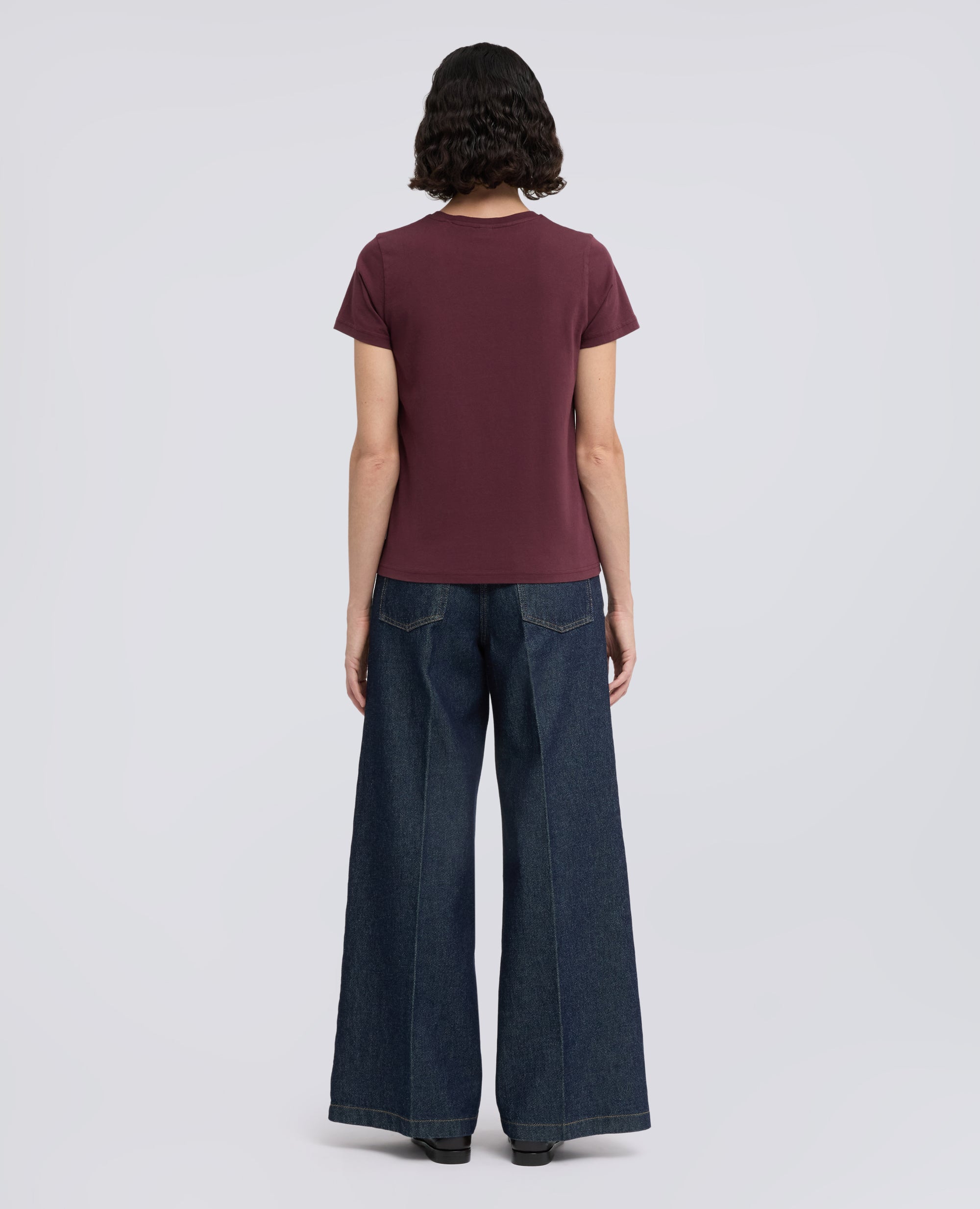 T-SHIRT IN COTONE CON STAMPA -SILENZIO- IN GIAPPONESE - ROSSO - ASPESI